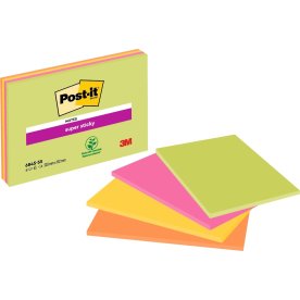 Post-it SS Meeting Notes 200x149 mm | Neon mix