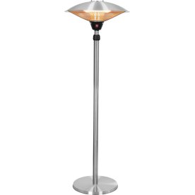 Eurom Sunset terrassevarmer, H:225 cm, sølv