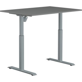 Sun-Flex II hæve/sænkebord, 120x80, Antracit/grå