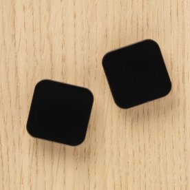 NAGA super stærke magneter, 2 stk., sort akryl