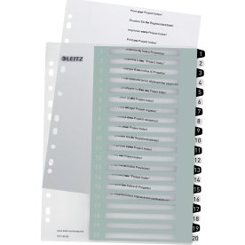 Leitz WOW Printbart Register | A4+ | 1-20