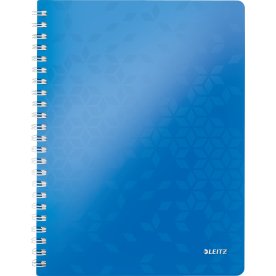 Leitz WOW Spiral Notesbog | A4 | Linjeret | Blå