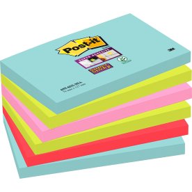 Post-it Super Sticky Notes 76 x 127 mm, Miami