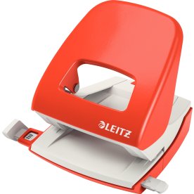 Leitz 5008 Hulapparat | 30 ark | Lys rød