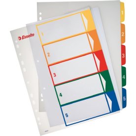 Esselte Maxi Register | A4 | Printbar | 1-5