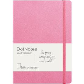Mayland DotNotes Notesbog A5, pink