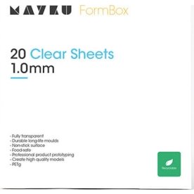 Mayku Clear Sheets, 1,0 mm, 20 stk.