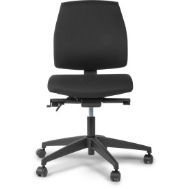 DEMO: Inter kontorstol m. mellem ryg, sort