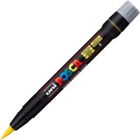 Posca Marker | PCF350 | Brush | 1-10 mm | Gul