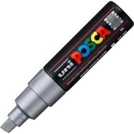 Posca Marker | PC-8K | B | 8 mm | Sølv