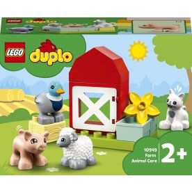 LEGO DUPLO Farm 10949 Pasning af bondegårdsdyr, 2+