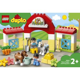 LEGO DUPLO Farm 10951 Hestestald & ponypasning, 2+