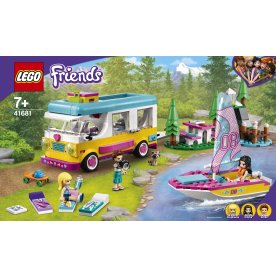 LEGO Friends 41681 Skov-autocamper og sejlbåd, 7+