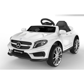 EL-drevet Mercedes AMG GLA45 børnebil, 12V, hvid