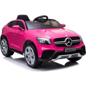 El-drevet Mercedes GLC Coupe børnebil 12V, lyserød