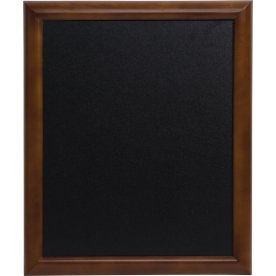 Securit Kridttavle 76x56 cm, mørkt træ