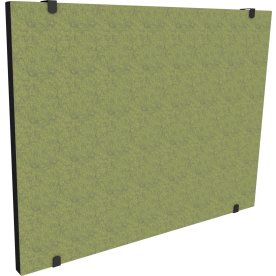 Effekt EcoSUND loft/væg, 120x90x5 cm, Sort/grøn