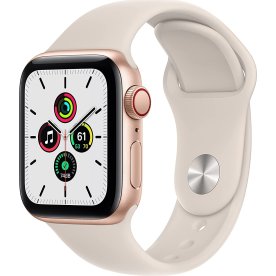 Apple Watch SE 2021 (GPS+4G), 40mm, guld, sport