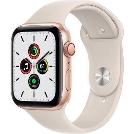 Apple Watch SE 2021 (GPS+4G), 44mm, guld, sport