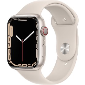 Apple Watch Series 7 (GPS+4G), 45mm, stjerneskær