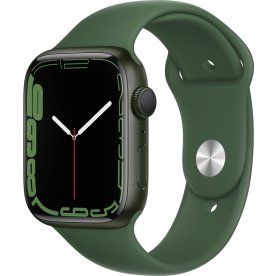 Apple Watch Series 7 GPS, 45mm, grøn, sport