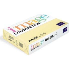 Image Coloraction A4, 80g, 500ark, Pale yellow
