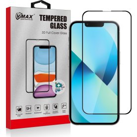 VMax 3D skærmbeskyttelse t/iPhone 13/13 pro, sort