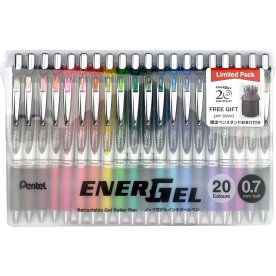 Pentel Energel BL77 Rollerpen | 20 farver
