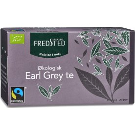 Fredsted Earl Grey økologisk te, 20 breve