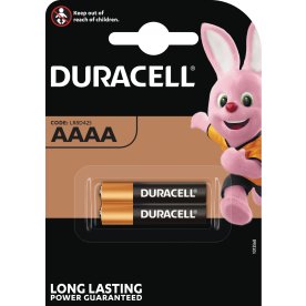 Duracell AAAA-batteri 1,5volt, 2 stk