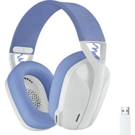 Logitech G435 LIGHTSPEED trådløst headset, hvid