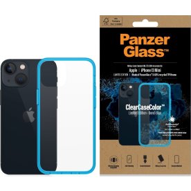 Panzerglass ClearCase cover t/iPhone 13 mini, blå
