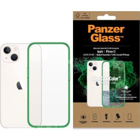Panzerglass ClearCase cover til iPhone 13, grøn
