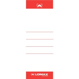 LOMAX rygetiket bred, 100 stk.