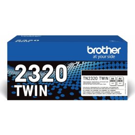 Brother TN2320TWIN lasertoner, sampak