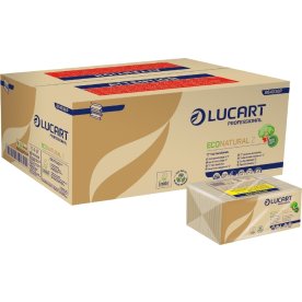 Lucart T3 | Håndklædeark | 2-lag | Returfiber | Na