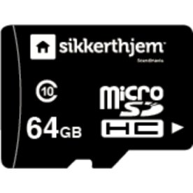 SikkertHjem 64 GB microSD-kort