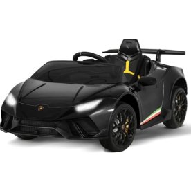 EL-drevet Lamborghini Huracan børnebil, 12V, sort