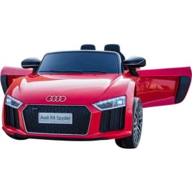 EL-drevet Audi R8 børnebil, 12V, rød