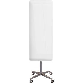 Vanerum mobil glastavle, 155 x 60 cm, hvid