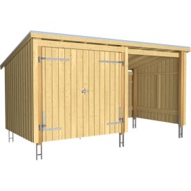 Plus Nordic Multi Havehus 2 moduler m/db dør 9,5m2