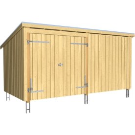 Plus Nordic Multi Havehus 2 moduler m/db dør 9,5m2