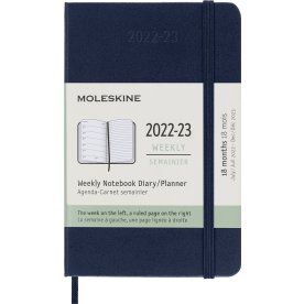 Moleskine Kalender | H | Pkt. | Uge V | S.blå
