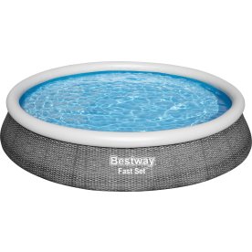 Bestway Fast Set Pool 396 x 84cm, 7340 L, antracit