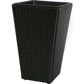 OUTDOOR Blomsterkrukke, 30x30x H.50 cm, Sort
