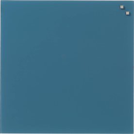 NAGA Glassboard magnetisk glastavle 45x45 cm., blå