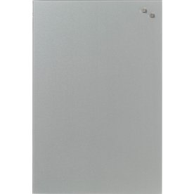 NAGA magnetisk glastavle 40x60 cm., sølv
