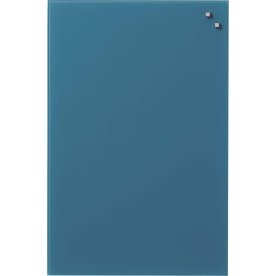 NAGA Glassboard magnetisk glastavle 40x60 cm., blå