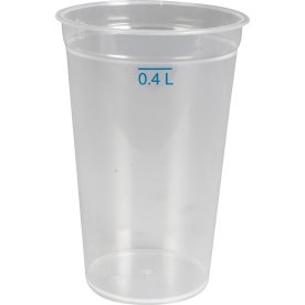 Plastdrikkeglas | Flergangsbrug | 40 cl | 12 stk.