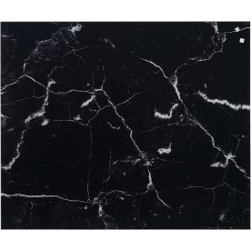 NAGA magnetisk stænkplade, 60x50 cm, sort marmor